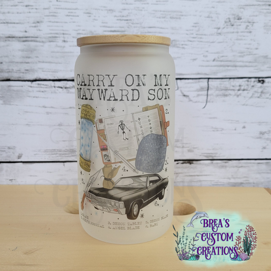 Carry On - 16oz Glass Can Frosted